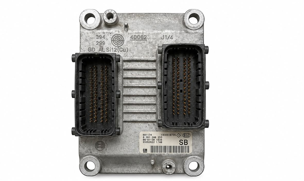 e5c79b1b-5030-4d9b-b2ac-be10ad14d0a1 OPEL CORSA 1.2 (0 261 207 962) MOTOR BEYNİ - Görsel 1